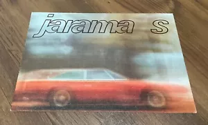 Lamborghini Jarama S 400 GT sales brochure catalogue - Picture 1 of 5