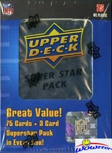 2008 UD NFL SUPERSTAR Factory Sealed JUMBO Box+EXCLUSIVE Bonus Super Star Pack! - Picture 1 of 2