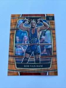2022 Panini Select WWE Concourse Orange Flash Prizm Rob Van Dam #92