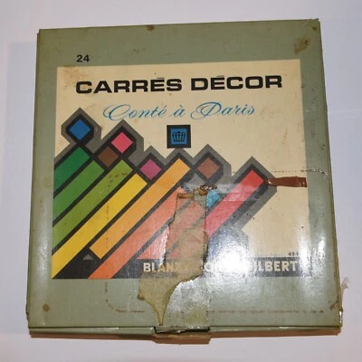 Conte A Paris Square Pastels 24 Sticks  - Made In France- Carres Decor - Imagem 1 de 4