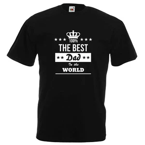 Der beste Vater der Welt T-Shirt Vatertag T-Shirt Geschenke für Papa Papa Vater - Bild 1 von 2