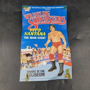 Vintage 1985 WWF Tito Santana LJN Toys Wrestling Poster - Picture 1 of 5