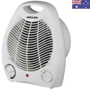 Lightweight 2000W Upright Fan Heater - Safety Features & Dual Heat Settings - Picture 1 of 3