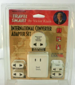 Travel Smart International Converter Adapter Set USA model WVK-12CK  sealed - Picture 1 of 8