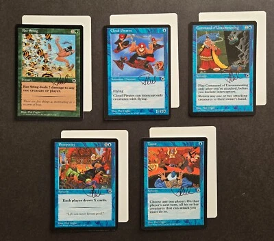 Phil Foglio MTG Magic Artist Proof - 5x Portal - Cloud Pirates, Prosperity_Taunt - Image 1 of 4