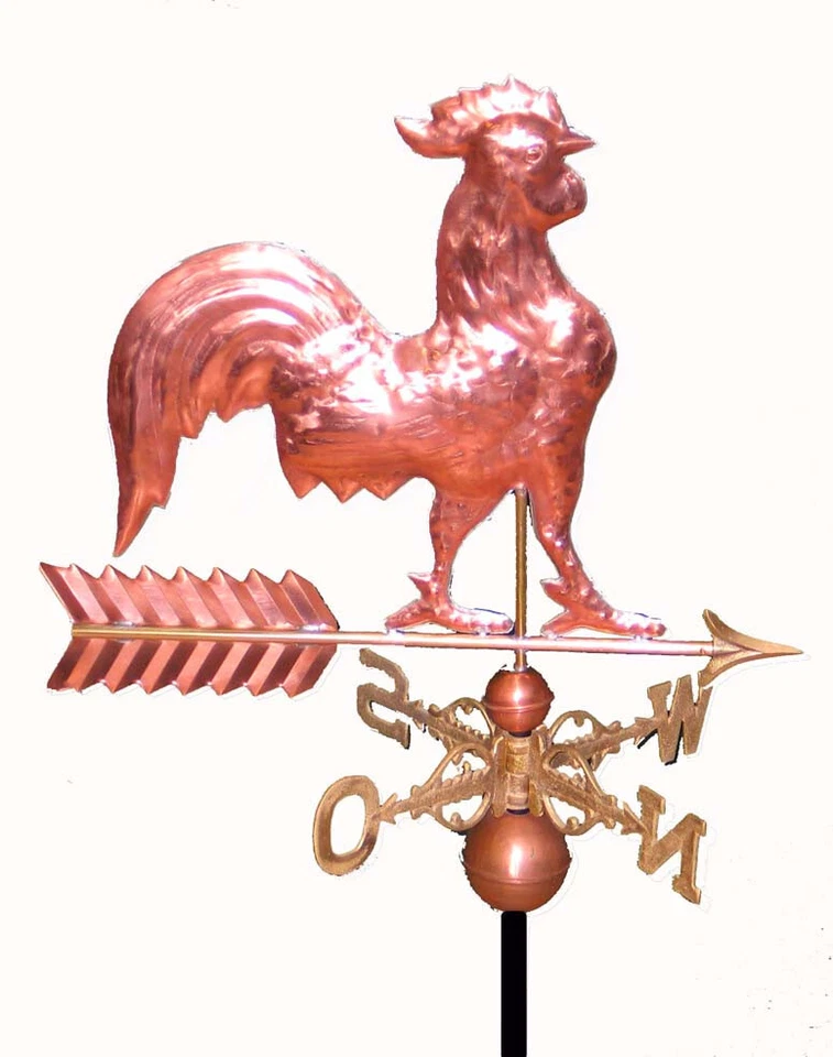 Wetterfahne Kupfer Motiv Hahn - Bild 1 von 1