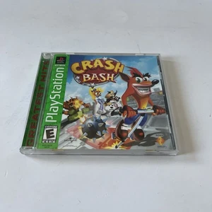 PS1 Crash Bash PlayStation 1 Greatest Hits Complete w/ Book & Case - Picture 1 of 4