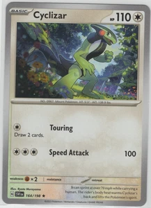 Cyclizar 164/198 Base Escarlata y Violeta Pokemon Juego de Cartas Coleccionables Raro EXCLUSIVO MAZO - Imagen 1 de 1