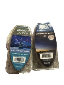3 Stück Yankee Candle Duftwachs Melts Winter Snowflake Midsummers Night - Bild 1 von 2