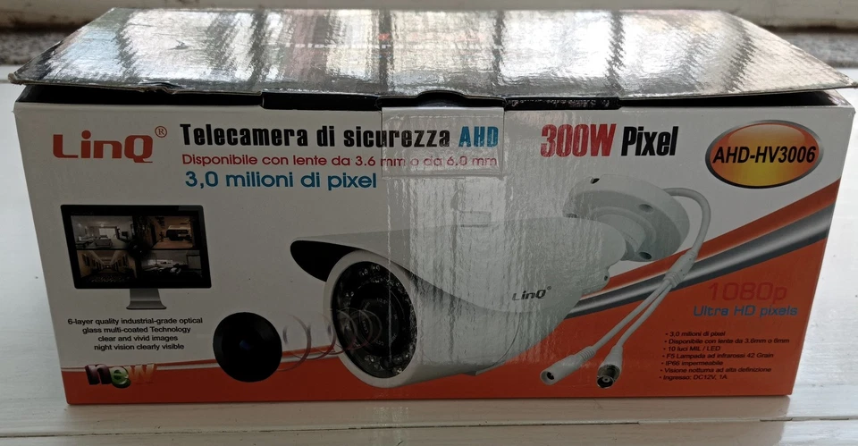 Telecamera di sicurezza esterna Linq AHD-HV3006 300W 1080p AHD - HV3006 - Immagine 1 di 2