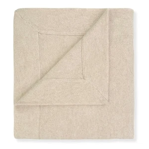 Manta de bebé 100 % cachemir diseño tejido de lujo en azúcar moreno - 32" x 40" - Ultr... - Imagen 1 de 9
