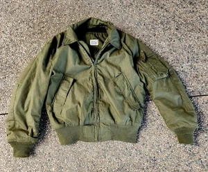 Vintage US Military Tanker Jacket Cold Weather High Temp Resistant Medium USGI - Picture 1 of 7