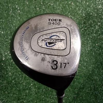 Madera de calle PureSpin Tour S400 3 17* titanio templado grafito eje diestro 43" Foto 1 de 4