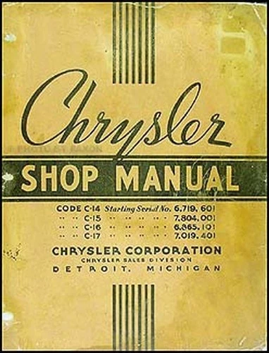 1937 Chrysler Negozio Manuale Originale Vintage Fabbrica Dealer Riparazione Book - Immagine 1 di 1