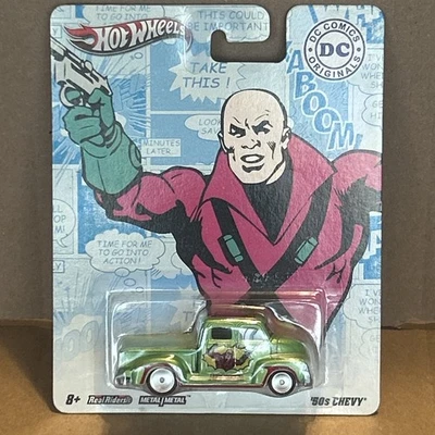 Nuevo 2011 Hot Wheels DC Comics Originales Años 50 CHEVY Lex Luthor Real Riders Metal Foto 1 de 4