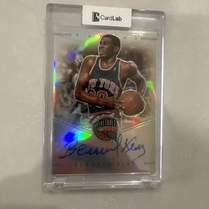 Bernard King - Prizm Hall Of Fame - Knicks/NBA - On Card Auto - Refractor - Picture 1 of 3