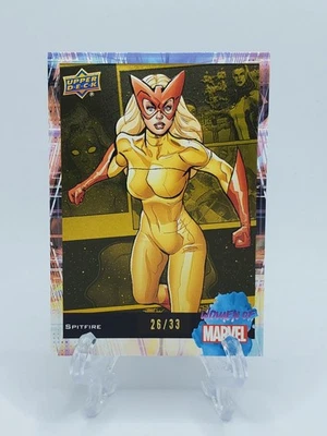 2024 Upper Deck - Women of Marvel - Spitfire #36 - Gold Lt FX /33 - Image 1 of 4