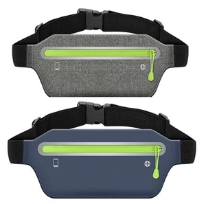 Reflective Running Fanny Pack with elastic Waist Band for Hiking -Waterproof - Picture 1 of 6