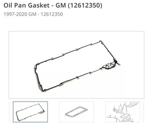 NEW OEM Oil Pan Gasket - GM (12612350)1997-2020 4.8L, 5.3L, 6.0L, 5.7L, 6.2L - Picture 1 of 1