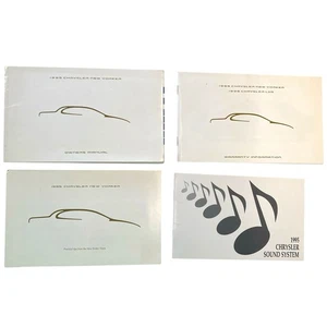 CHRYSLER 1995 New Yorker LHS Set of 4 Manuals Owners Sound System Warranty Guide - Picture 1 of 5