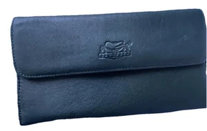 Saddler Cartera Monedero Cuero Azul Ecuestre - Imagen 1 de 19