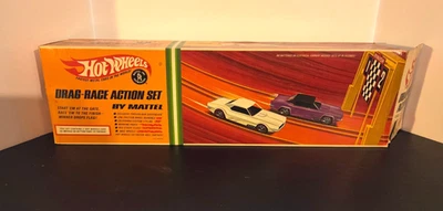 Vintage Hot Wheels Drag-Race Action Set No Cars / Amazing Parts / Sealed Badges! - Image 1 of 4