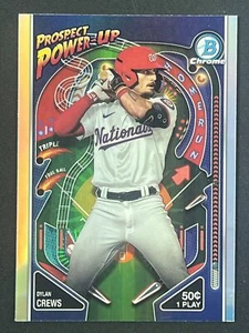 DYLAN CREWS 2024 Bowman Prospect Power Up #PP-10 Washington Nationals - Foto 1 di 2