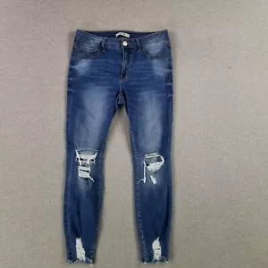 Refuge Size 8 Jegging Jeans Skinny Stretch Distressed Modern High Rise - Picture 1 of 8