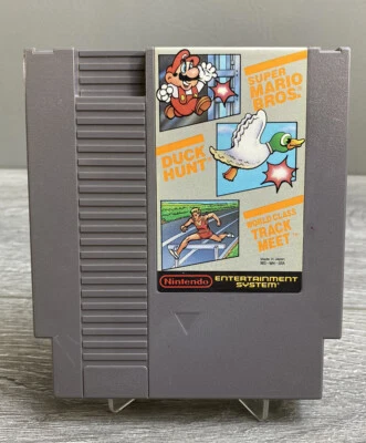 Super Mario Bros. / Duck Hunt / World Class Track Meet NES probado funcionando Foto 1 de 4