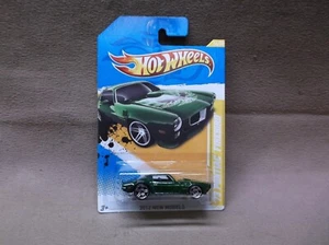 HOT WHEELS 2012 #16 GREEN 1973 73 PONTIAC FIREBIRD T/A TRANS AM 455 SUPER DUTY - Picture 1 of 3