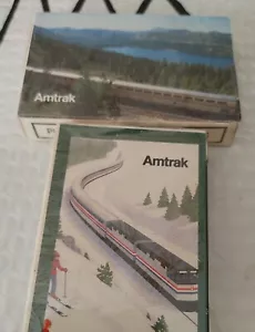 2 Decks Vintage Amtrak Playing Cards FACTORY SEALED - Picture 1 of 3