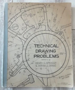 Technical Drawing Problems Series 2 Book Spencer 1956 5th Ed copywrite 48' - Picture 1 of 5