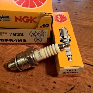 Suzuki LT50 Quad Spark Plug Genuine  NGK BPR4HS - All Years! BLK - Picture 1 of 2