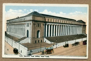 NEW YORK CITY N.Y. New General Post Office, Vintage USA SOUVENIR POSTCARD - Picture 1 of 2