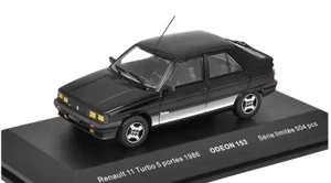 RENAULT 11 - R11 Turbo phase 1 de 1986 5 portes noire au 1/43 de Odéon Odeon 153 - Picture 1 of 3