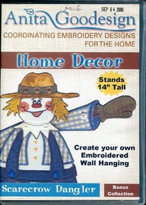 Colección de Diseño de Bordados Anita Goodesign - Colgante de Pared Espantapájaros - Imagen 1 de 3