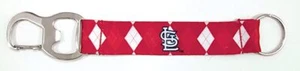 MLB Argyle Bottle Opener Carabiner Keyring - Picture 1 of 2