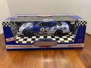 ERTL Diecast "BANK" 1:18 Scale American Muscle David Green #95 Busch Lumina  - Picture 1 of 5