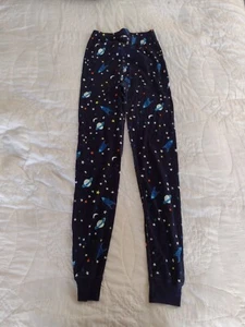 Hanna Andersson Organic Pajamas PJs Pants Navy Stars Space Night Sz 10 140 Cm - Picture 1 of 3