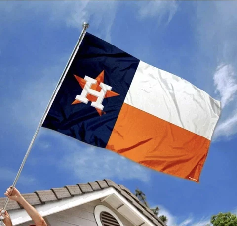 Double Sided Print 3x5 MLB Houston Astros Flag Texas Flag - Same Day Shipping! Cover
