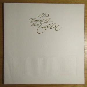 CADILLAC Coupe Sedan De Ville Eldorado Fleetwood Brougham Sevilla Folleto 1983 - Imagen 1 de 1