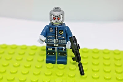 LEGO Minifigure 2014 Robo Swat no helmet - Image 1 of 4