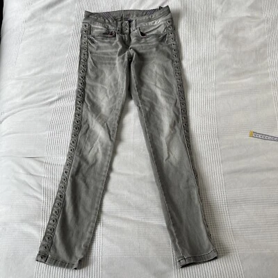 Jasper Conran Women Skinny Grey Jeans Size 10 Y2K - Image 1 of 4