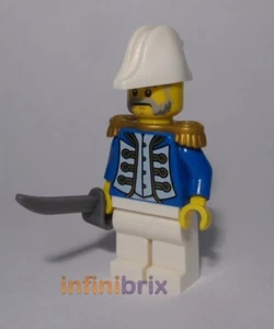 Lego Admiral Minifigure for Pirates Made of Genuine Lego Parts NEW cus028 - Picture 1 of 1