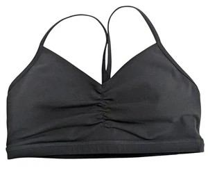 LSKD Black Sports Running Workout Exercise Bra Medium - Picture 1 of 11