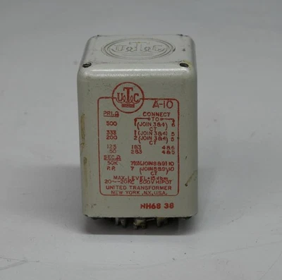 UTC A-10 MIC INPUT to GRID TRANSFORMER        bin2 - Image 1 of 2