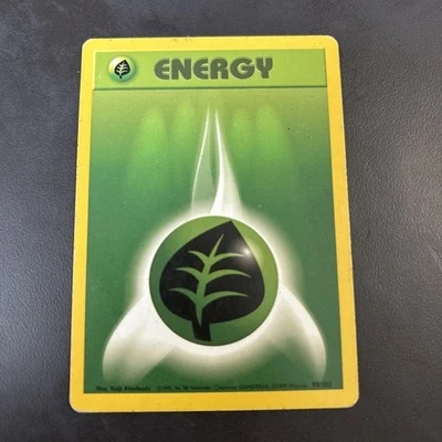 1999 Pokemon Base Set 1st Edition Grass Energy 99/102 - Image 1 of 4