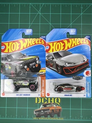 Hot Wheels 2025 🔥 JUEGO ZAMAC EXCLUSIVO ESTUCHE E 🔥 Subaru BRZ y Jeep Wagoneer 1998 Foto 1 de 4