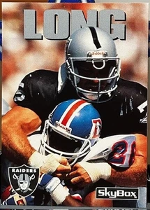 1992 SKYBOX IMPACT #156 HOWIE LONG LOS ANGELES RAIDERS - Pack Pulled - Picture 1 of 2
