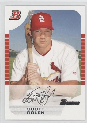 2005 Bowman White /240 Scott Rolen #80 HOF - Image 1 of 2